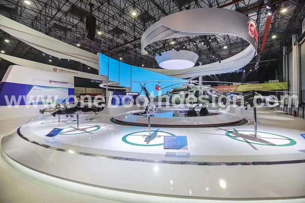 天津国际直升机博览会展台设计